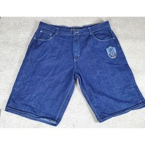 Red Ape Men's Blue Jean Denin Shorts Size 48 Skater Streetwear Y2K